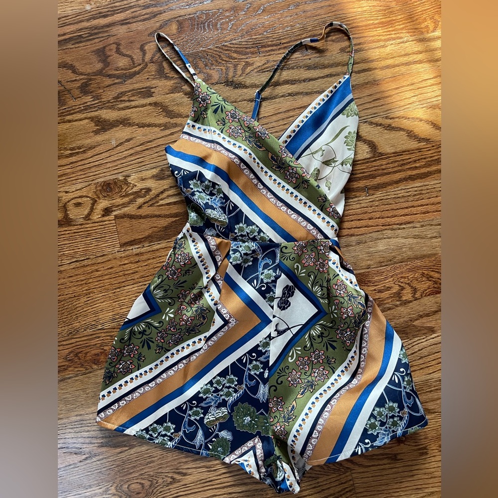 Patterned Boho Romper